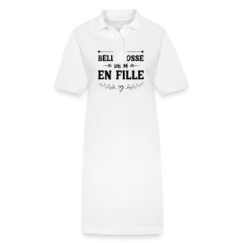 Beautiful kid from mother to daughter - Stanley/Stella PAIGER Organic Women’s Polo Dress - white - Front