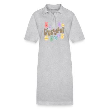 EGGCELLENT - Stanley/Stella PAIGER Organic Women’s Polo Dress - black - Front