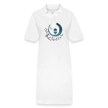 Ramadan Geschenk Eid Mubarak Islam Allah Muslim - Stanley/Stella Frauen Bio-Polokleid PAIGER - Weiß - Vorne