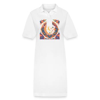 Ramadan Geschenk Eid Mubarak Islam Allah Muslim - Stanley/Stella Frauen Bio-Polokleid PAIGER - Weiß - Vorne