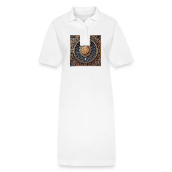 Ramadan Geschenk Eid Mubarak Islam Allah Muslim - Stanley/Stella Frauen Bio-Polokleid PAIGER - Weiß - Vorne