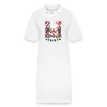 Ramadan Geschenk Eid Mubarak Islam Allah Muslim - Stanley/Stella Frauen Bio-Polokleid PAIGER - Weiß - Vorne
