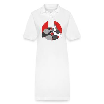 Love is Love - Stanley/Stella PAIGER Organic Women’s Polo Dress - white - Front