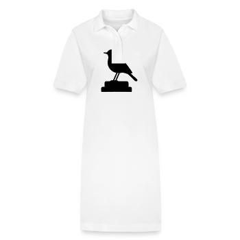 Oiseau - Robe polo bio PAIGER Stanley/Stella Femme - blanc - Devant