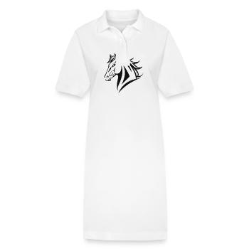 Reiten Reiten - Stanley/Stella Frauen Bio-Polokleid PAIGER - Weiß - Vorne