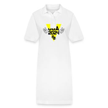 Bachelor Party Bachelor Party 2024 Party - Stanley/Stella PAIGER Organic Women’s Polo Dress - white - Front