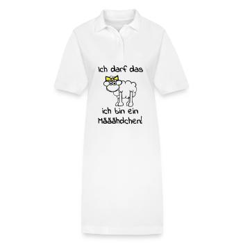 Ein Schaf - Mädchen - Stanley/Stella Frauen Bio-Polokleid PAIGER - Weiß - Vorne
