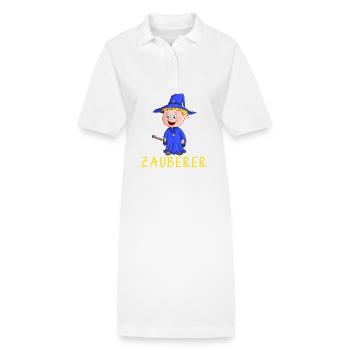 Magiciens - Magiciens - Robe polo bio PAIGER Stanley/Stella Femme - blanc - Devant