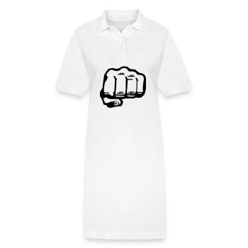 Faust - Stanley/Stella Frauen Bio-Polokleid PAIGER - Weiß - Vorne