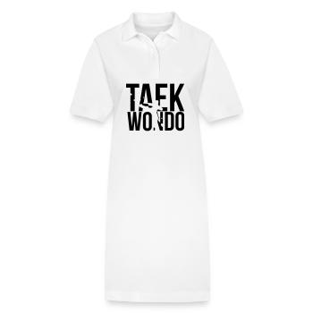 taekwondo - Stanley/Stella Frauen Bio-Polokleid PAIGER - Weiß - Vorne