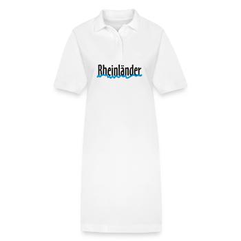 Rheinländer - Die Leute vom Rhein - Stanley/Stella Frauen Bio-Polokleid PAIGER - Weiß - Vorne