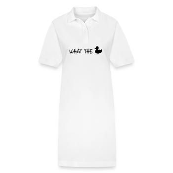 fuck - Stanley/Stella PAIGER Organic Women’s Polo Dress - white - Front