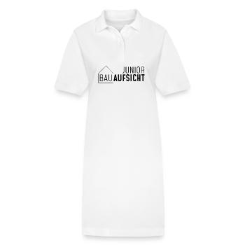 Junior Bauaufsicht mit Haus! - Stanley/Stella Frauen Bio-Polokleid PAIGER - Weiß - Vorne