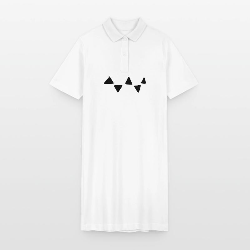 Triangular Pattern Triangular Shapes Stanley/Stella PAIGER Organic Women’s Polo Dress