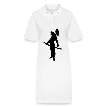 samurai - Stanley/Stella Frauen Bio-Polokleid PAIGER - Weiß - Vorne