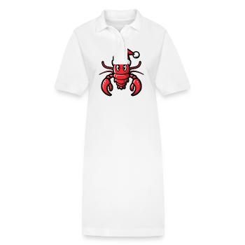 Hummer Krebs Weihnachten - Stanley/Stella Frauen Bio-Polokleid PAIGER - Weiß - Vorne