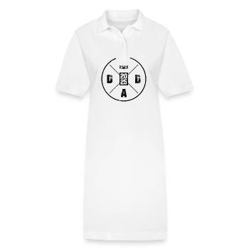 Papa 2025 Paternité Papa - Robe polo bio PAIGER Stanley/Stella Femme - blanc - Devant