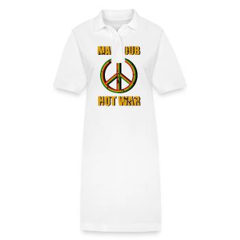 Make Dub Reggae - Stanley/Stella Frauen Bio-Polokleid PAIGER - Weiß - Vorne