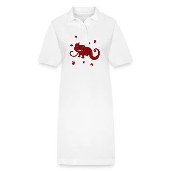 Salamander - Amphibie Tier - Stanley/Stella Frauen Bio-Polokleid PAIGER - Weiß - Vorne