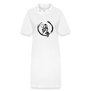 Tennis Players - Stanley/Stella PAIGER Organic Women’s Polo Dress - white - Front