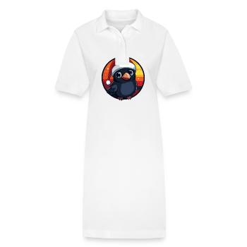 Noël de Raven Crow Noël - Robe polo bio PAIGER Stanley/Stella Femme - blanc - Devant