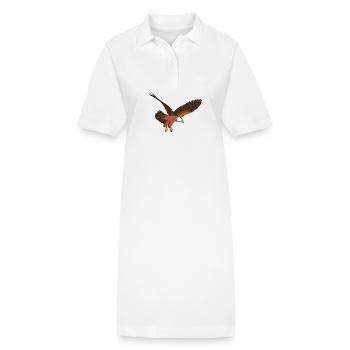 Eagle Eagle Bald Eagle - Stanley/Stella PAIGER Organic Women’s Polo Dress - white - Front