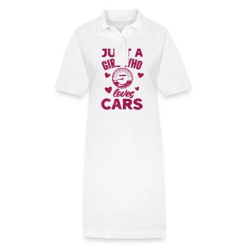 Voiture Vintage Racing Car Lovers Voiture Vétérans - Robe polo bio PAIGER Stanley/Stella Femme - blanc - Devant