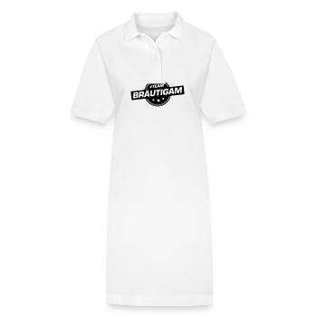 Team Groom Wedding Party Wedding - Stanley/Stella PAIGER Organic Women’s Polo Dress - white - Front