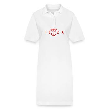 Ibiza - Robe polo bio PAIGER Stanley/Stella Femme - blanc - Devant
