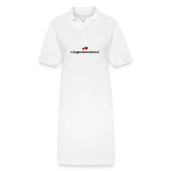 Junggesellinnenabschied Herz - Stanley/Stella Frauen Bio-Polokleid PAIGER - Weiß - Vorne