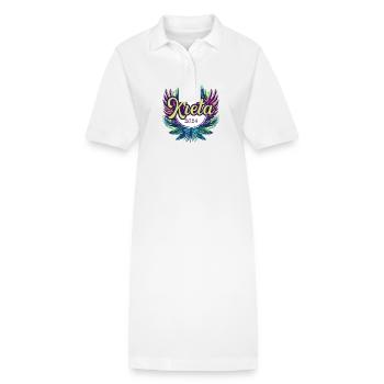 Kreta 2024 Bunt - Stanley/Stella Frauen Bio-Polokleid PAIGER - Weiß - Vorne