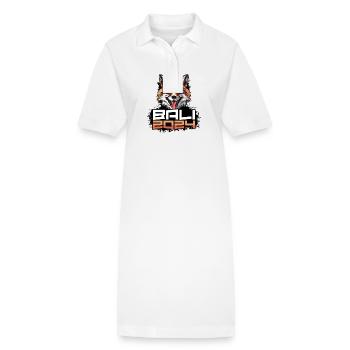 Bali 2024 Party Fuchs - Stanley/Stella Frauen Bio-Polokleid PAIGER - Weiß - Vorne