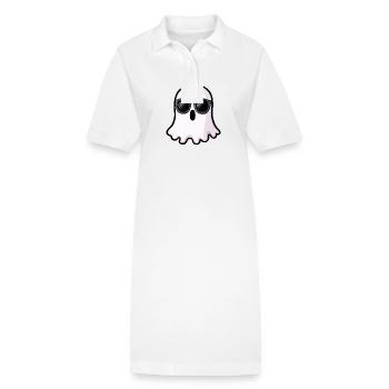 Geist Halloween - Stanley/Stella Frauen Bio-Polokleid PAIGER - Weiß - Vorne