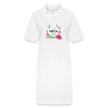 Kreta 2025 Bunt - Stanley/Stella Frauen Bio-Polokleid PAIGER - Weiß - Vorne