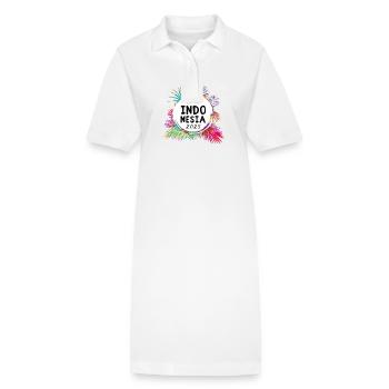 Indonesien 2025 Bunt - Stanley/Stella Frauen Bio-Polokleid PAIGER - Weiß - Vorne