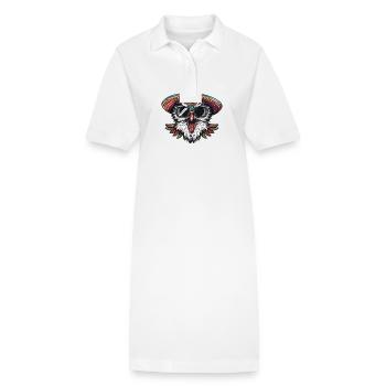 Eule Lustig Sombrero - Stanley/Stella Frauen Bio-Polokleid PAIGER - Weiß - Vorne