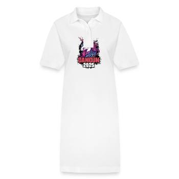 Cancun 2025 Einhorn - Stanley/Stella Frauen Bio-Polokleid PAIGER - Weiß - Vorne