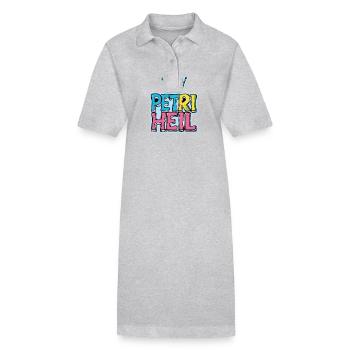 Petri Heil Fischen - Stanley/Stella Frauen Bio-Polokleid PAIGER - Schwarz - Vorne