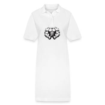 Bodybuilder Fitness - Robe polo bio PAIGER Stanley/Stella Femme - blanc - Devant