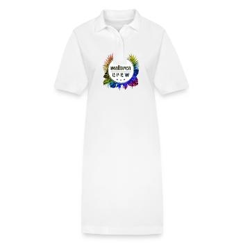 Mallorca Crew Coloré - Robe polo bio PAIGER Stanley/Stella Femme - blanc - Devant