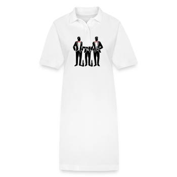 Enterrement de vie de garçon Crew Enterrement de vie de garçon - Robe polo bio PAIGER Stanley/Stella Femme - blanc - Devant