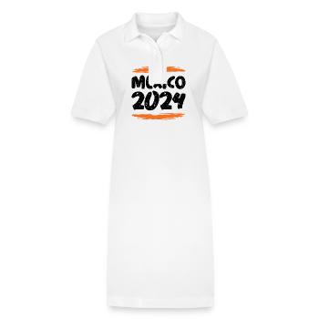 Mexiko 2024 - Stanley/Stella Frauen Bio-Polokleid PAIGER - Weiß - Vorne