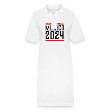 Mexiko 2024 - Stanley/Stella Frauen Bio-Polokleid PAIGER - Weiß - Vorne
