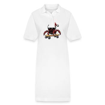 Tarantula Weihnachten Lustig - Stanley/Stella Frauen Bio-Polokleid PAIGER - Weiß - Vorne