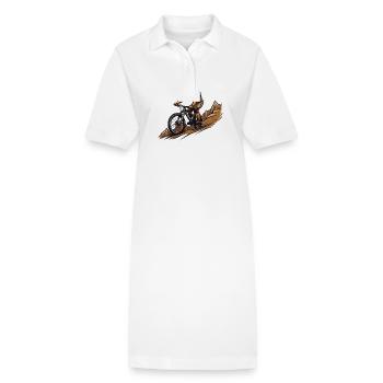 Mountain Biker Sports - Stanley/Stella PAIGER Organic Women’s Polo Dress - white - Front