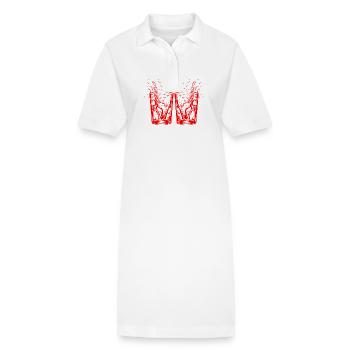 Tequila Drink - Stanley/Stella PAIGER Organic Women’s Polo Dress - white - Front