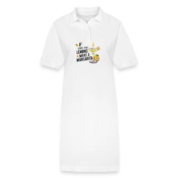 Wenn das Leben dir Zitronen gibt mach Margarita - Stanley/Stella Frauen Bio-Polokleid PAIGER - Weiß - Vorne