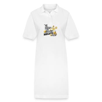 Wenn das Leben dir Zitronen gibt mach Margarita - Stanley/Stella Frauen Bio-Polokleid PAIGER - Weiß - Vorne