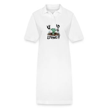 Zombie-Hand - Undead & Loving It - Stanley/Stella Frauen Bio-Polokleid PAIGER - Weiß - Vorne