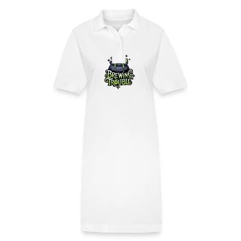 Hexenkessel – Brewing Trouble - Stanley/Stella PAIGER Organic Women’s Polo Dress - white - Front